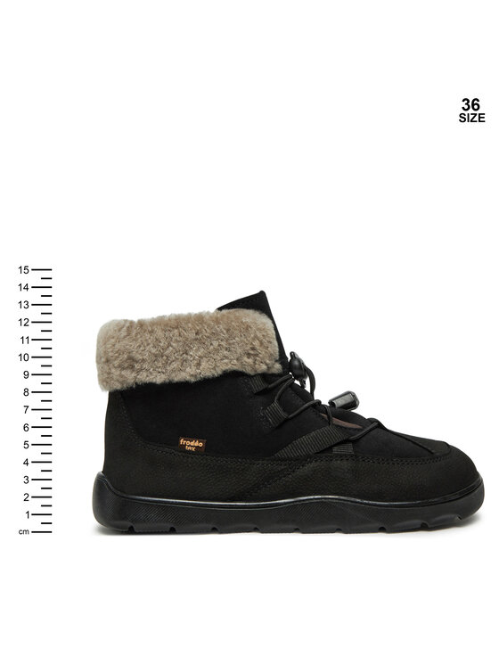 Froddo Froddo Schnürschuhe Zeru Tex Cosy Barefoot G3110258-5 D Schwarz