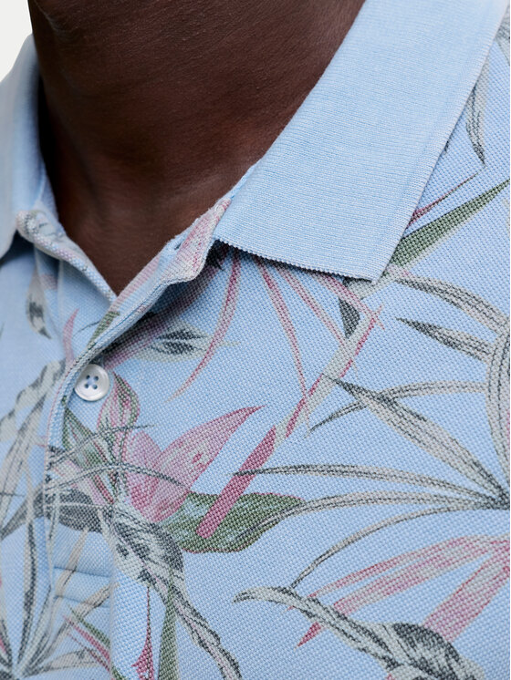 Jack & Jones Jack & Jones Polo Blu Hawaii 12295860 Gaiši zila Relaxed Fit
