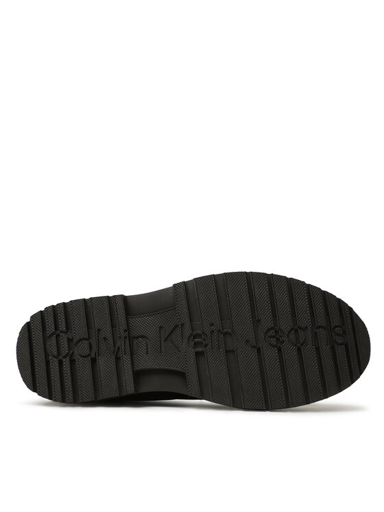 Calvin Klein Jeans Calvin Klein Jeans Ghete Chunky Combat Laceup Boot Rub YW0YW01066 Negru