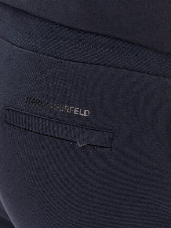 KARL LAGERFELD KARL LAGERFELD Teplákové kalhoty 705896 500900 Tmavomodrá Regular Fit