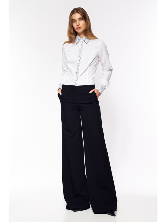 NIFE NIFE Košile K85 Bílá Classic Fit