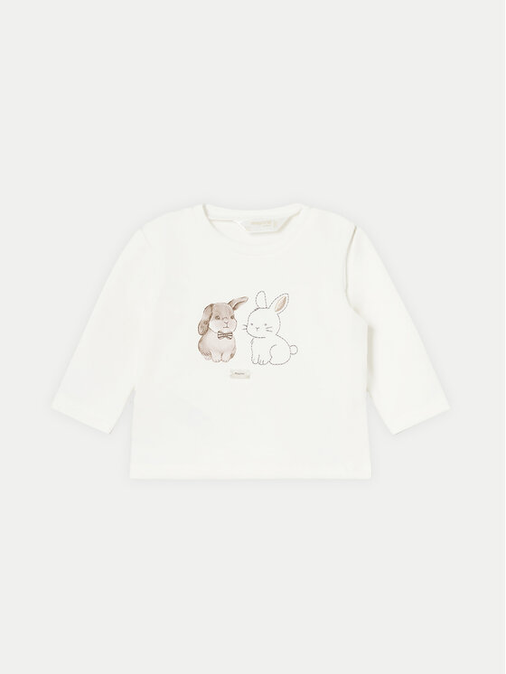 Mayoral Mayoral Комплект блуза и ританки 2510 Бежов Regular Fit