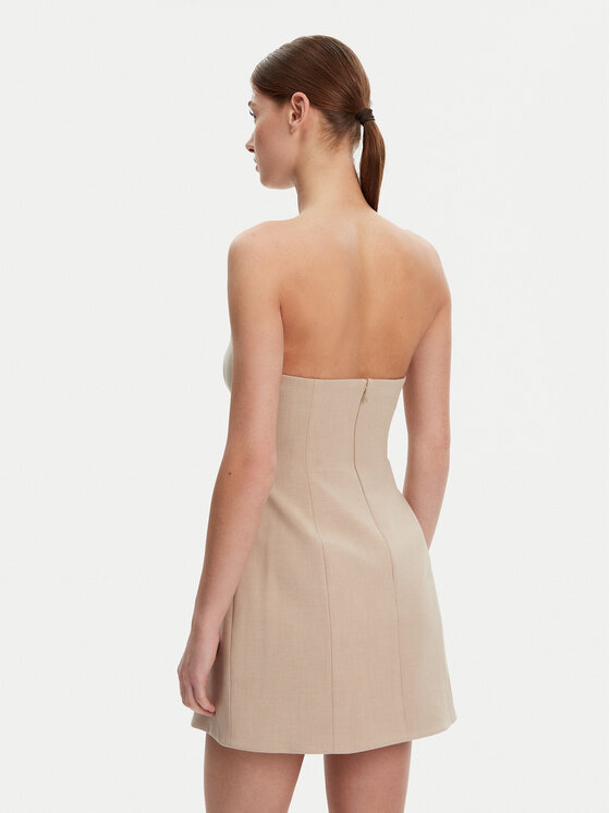 BARDOT BARDOT Koktel haljina 59806DB Bež Regular Fit