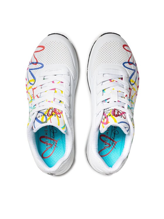 Skechers Skechers Sneakersy Uno Spread The Love 55507/WMLT Biały