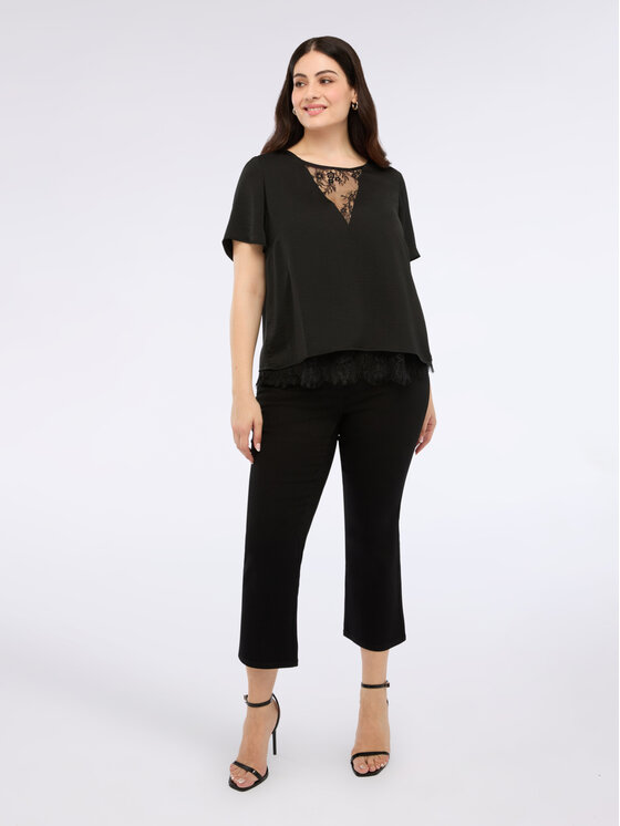 Fiorella Rubino Fiorella Rubino Blusa 2805T002319N033 Nero Regular Fit