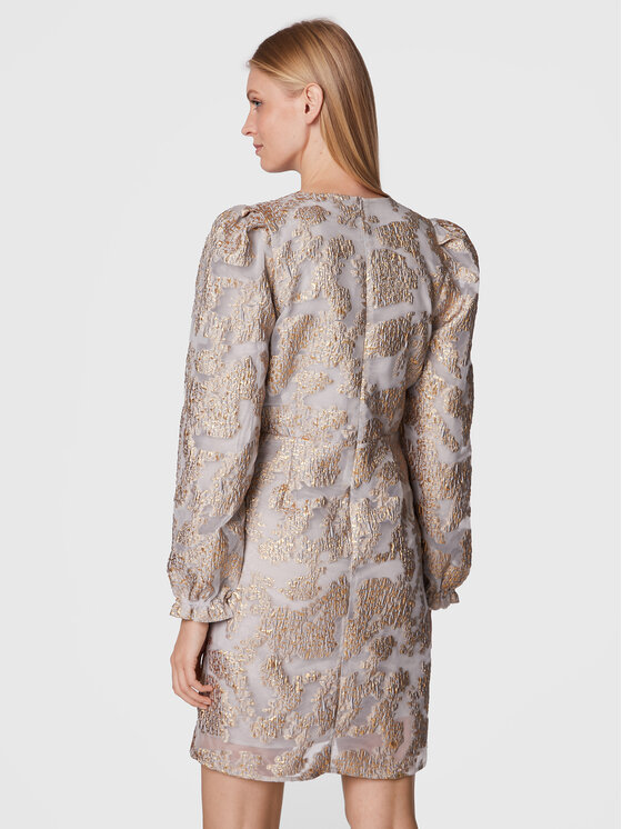 Bruuns Bazaar Bruuns Bazaar Koktel haljina Alba Mia BBW3097 Siva Regular Fit