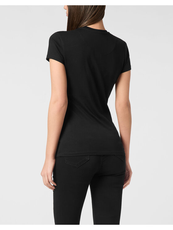 PHILIPP PLEIN PHILIPP PLEIN T-shirt 26535 Nero Skin Tight Fit