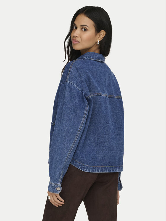 ONLY ONLY Traper jakna Lara 15372651 Tamnoplava Regular Fit