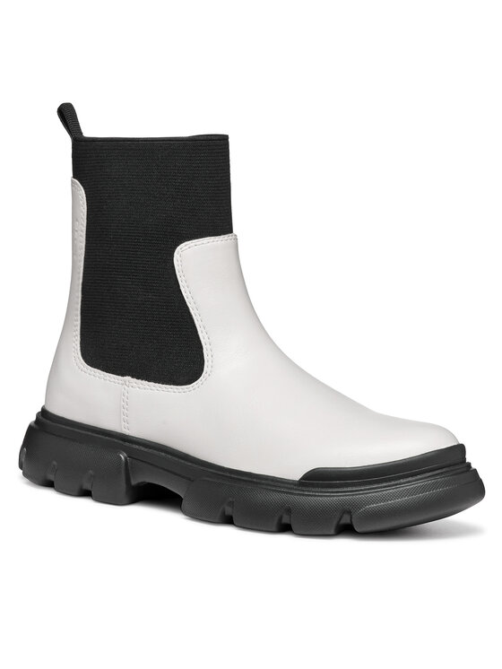 Geox Geox Ботуши J Junette Girl J46HVC 0BCNH C1M9B M Екрю