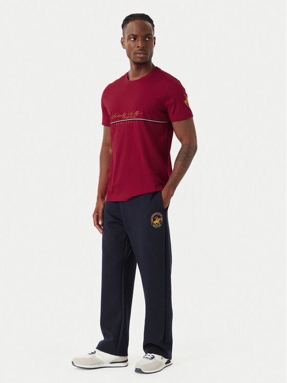 Beverly Hills Polo Club Beverly Hills Polo Club T-Shirt P-SS26M-TS1519 Κόκκινο Regular Fit