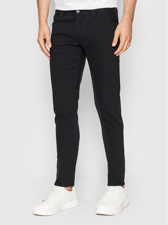 Armani Exchange Armani Exchange Jeansy 8NZJ14 Z1SBZ 1200 Černá Skinny Fit