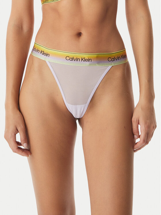 Calvin Klein Underwear Calvin Klein Underwear Chilot tanga LV00QF8856 Mov deschis