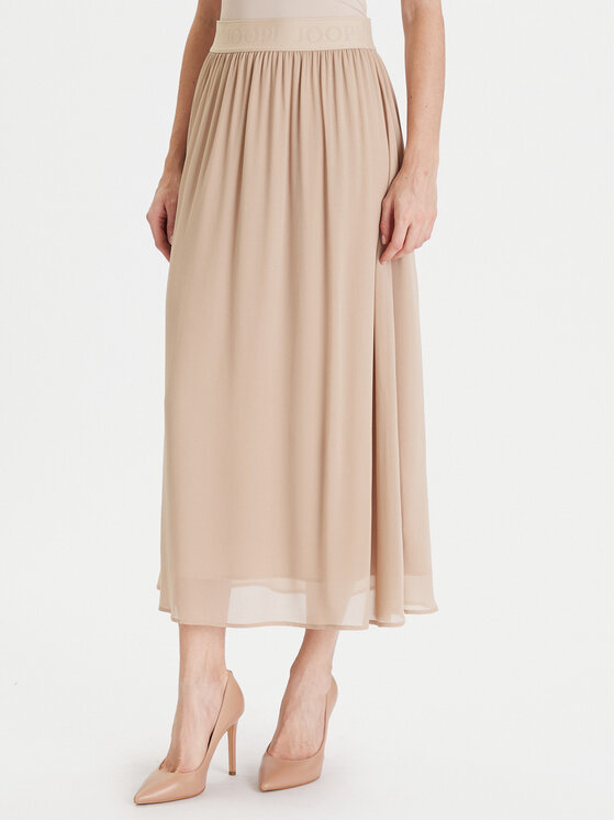JOOP! JOOP! Φούστα σε γραμμή Α 58 253S58Sumi 30047649 Μπεζ Regular Fit