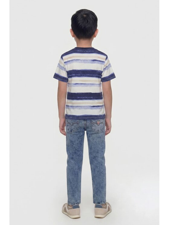 Guess Kids Guess Kids Spodnie materiałowe 180111 Niebieski Regular Fit