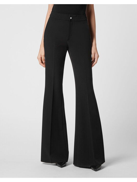 PHILIPP PLEIN PHILIPP PLEIN Pantaloni di tessuto 3565 Nero Flare Fit
