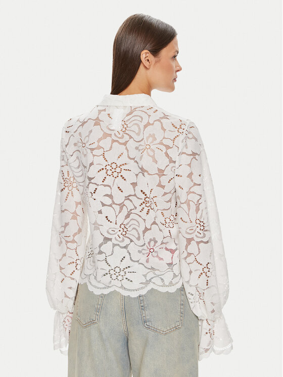 ViCOLO ViCOLO Πουκάμισο TB1357 Λευκό Relaxed Fit