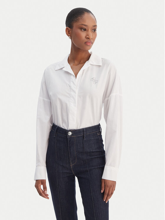 Guess Guess Боді W6RH61 WJ782 Білий Regular Fit