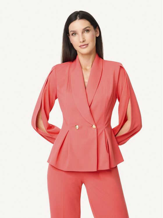 KMX KMX Marynarka 107770014 Różowy Fitted Fit