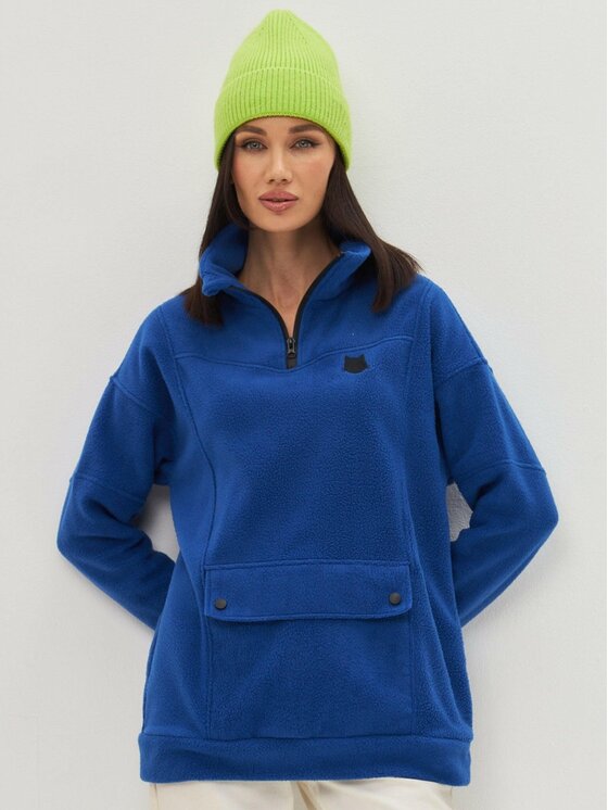 Polar, rozmiar XL, Granatowy, Women's Fleece sweatshirt CATFLEES