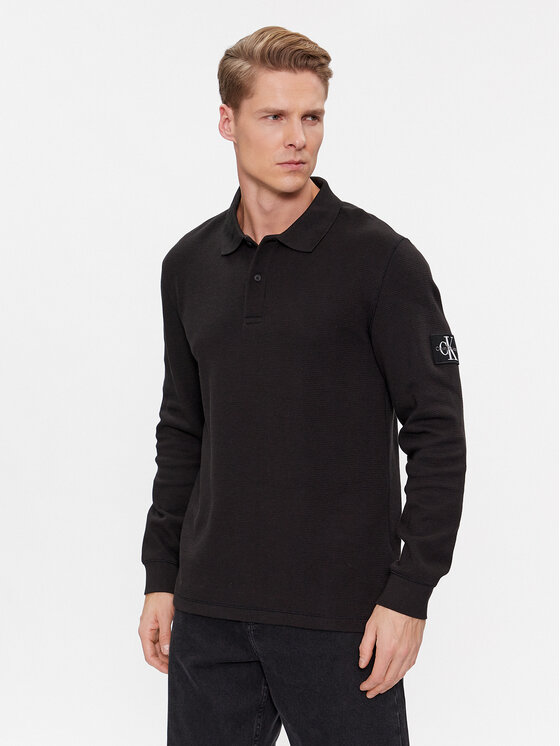 Calvin Klein Jeans Polo J30J324961 Nero Regular Fit, taglia : S