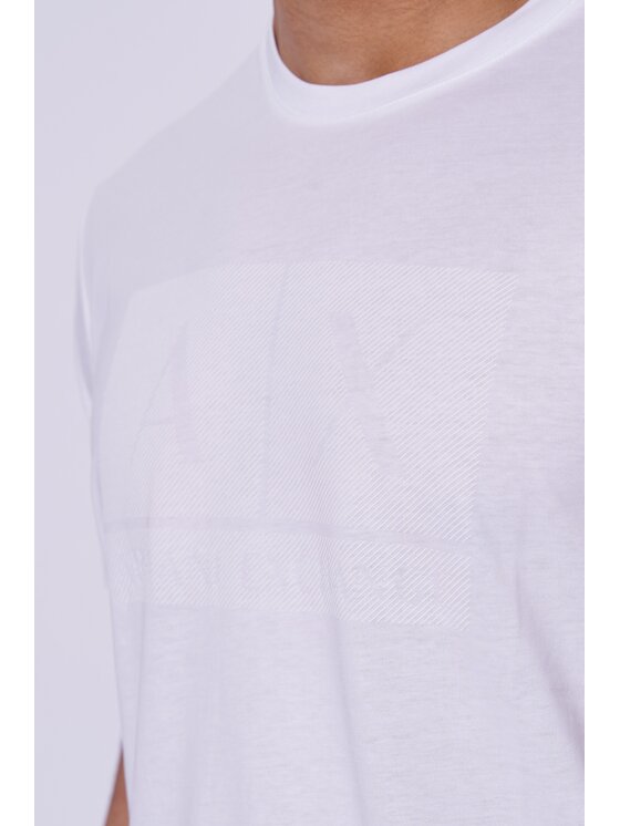 Armani Exchange Armani Exchange T-Shirt 3DZTCE ZJ3VZ 1100 Biały Regular Fit