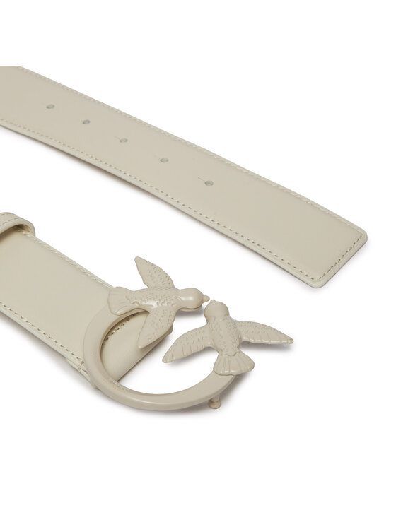 PINKO Pinko Dámsky opasok Love Berry H4 Belt. PE 24 PLT01 100120 A1K2 Biela