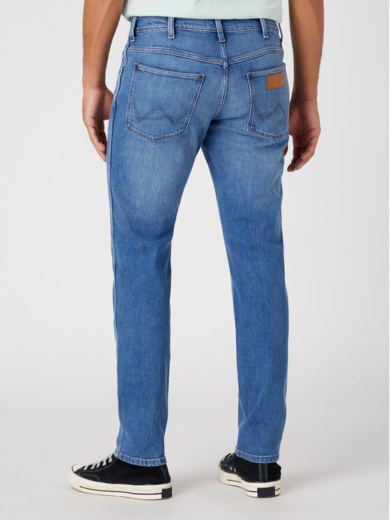 Wrangler Wrangler Jeansy River W17TJXZ81 112331087 Niebieski Straight Leg