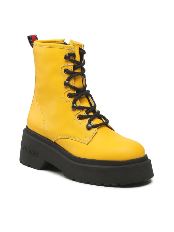 Tommy Jeans Tommy Jeans Botine Lace Up Chunky EN0EN02057 Galben