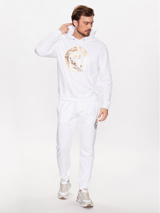Just Cavalli Just Cavalli Sweatshirt 74OBIF02 Weiß Regular Fit