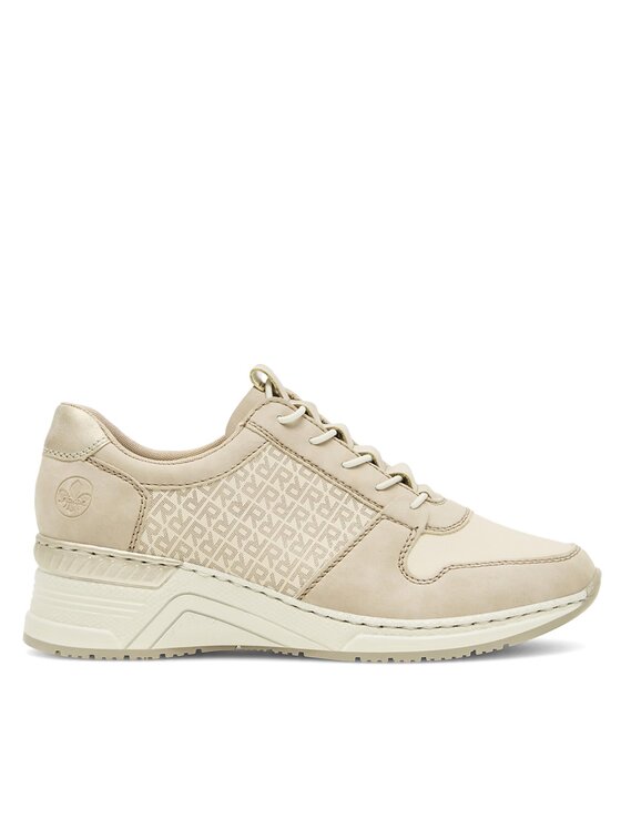Rieker Sneakers N4368-62 Beige, taglia : 40