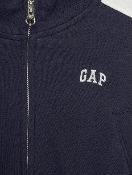 Gap Gap Majica dugih rukava 745912-00 Tamnoplava Relaxed Fit