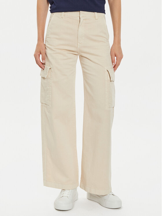 Gap Pantaloni di tessuto 518140-00 Beige Baggy Fit, taglia : XS