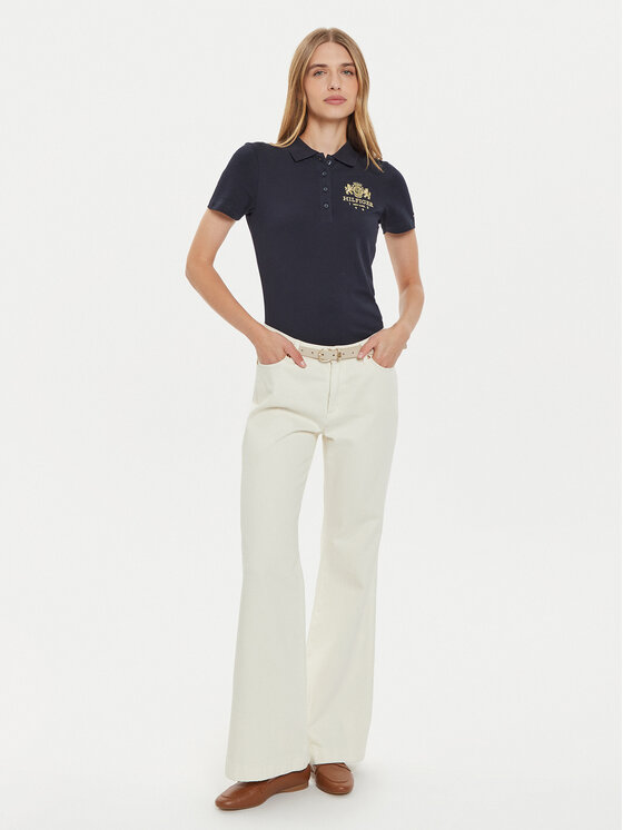 Tommy Hilfiger Tommy Hilfiger Polo WW0WW43609 Blu scuro Slim Fit