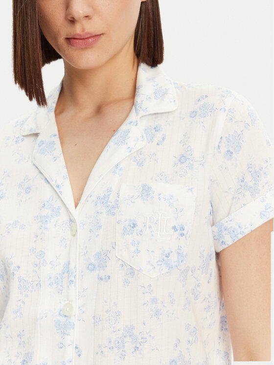 LAUREN RALPH LAUREN LAUREN RALPH LAUREN Piżama ILN92422 Niebieski Regular Fit
