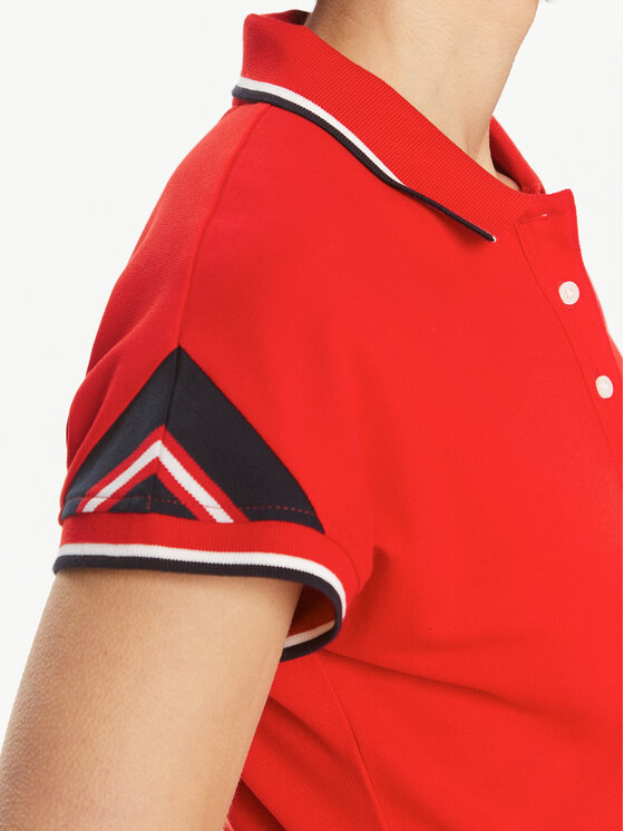 Tommy Hilfiger Tommy Hilfiger Sukienka codzienna WW0WW41269 Czerwony Regular Fit