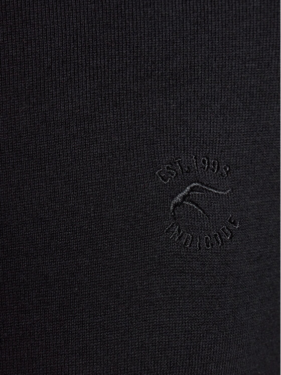 INDICODE INDICODE Kardigan Tos 35-700 Crna Regular Fit