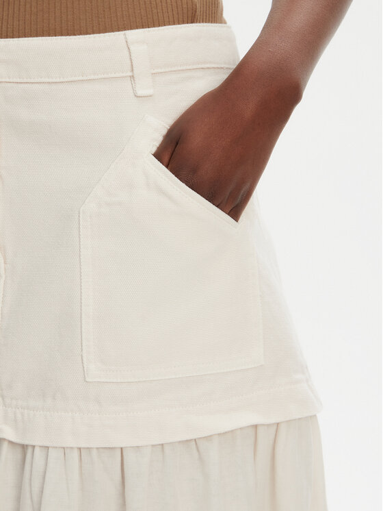 PINKO PINKO Gonna maxi Kenny 105252 A2MI Écru Regular Fit