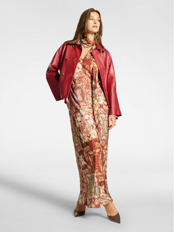 Elena Mirò Elena Mirò Abito da cocktail 7048P000372N001 Rosso A-Line Fit