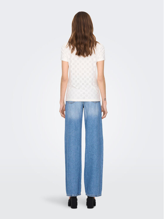 JDY JDY Tričko 15158450 Biela Regular Fit