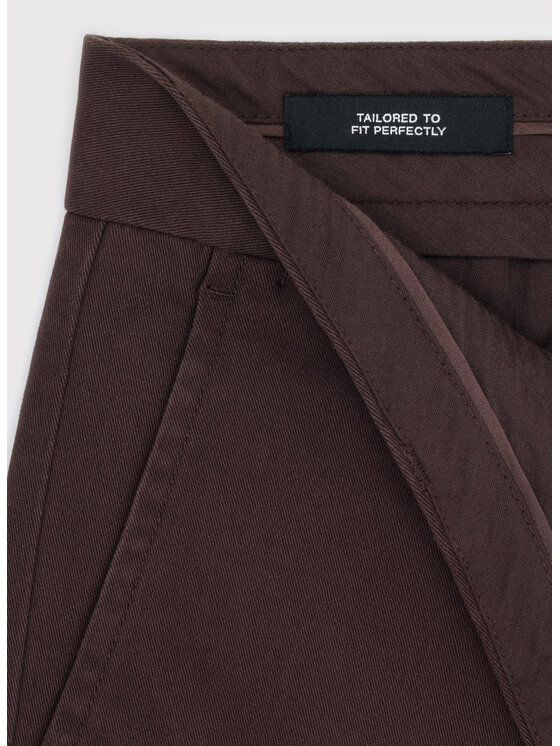 Pako Lorente Pako Lorente Chinosy P26WB-WX-002 Brązowy Slim Fit