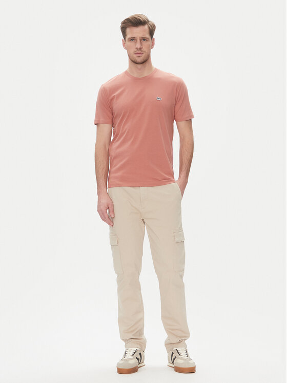 Lee Lee Marškinėliai Patch 112364539 Rožinė Regular Fit