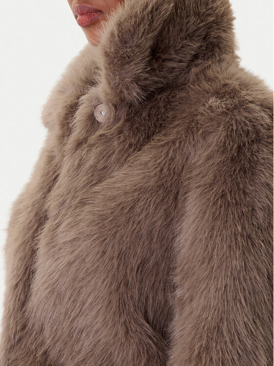 Bomboogie Bomboogie Pelzmantel CW9192TFRL5 Braun Relaxed Fit