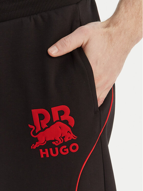 HUGO HUGO Spodnie dresowe Dusson_RB 50559707 Czarny Relaxed Fit