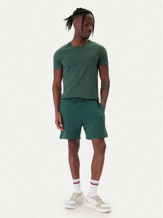 Tommy Jeans Tommy Jeans T-krekls DM0DM04411 Zaļš Slim Fit