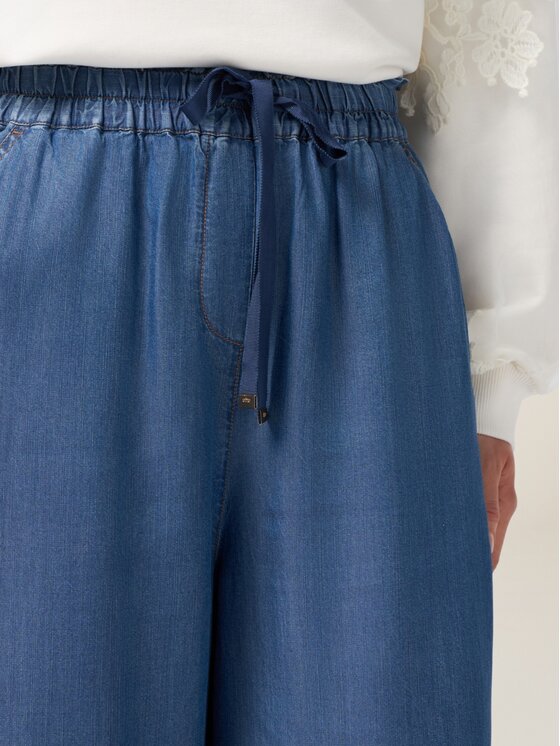 Oltre Oltre Jeans P464J002304N024 Blu Baggy Fit