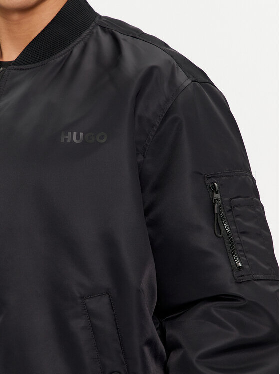 HUGO Hugo Яке бомбър Byler2341 50493096 Черен Oversize