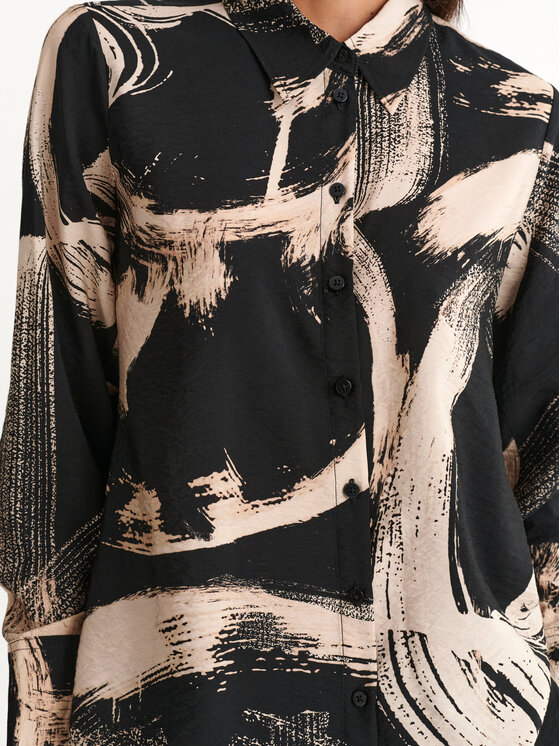 TATUUM TATUUM Košeľa SEKI Čierna Loose Fit