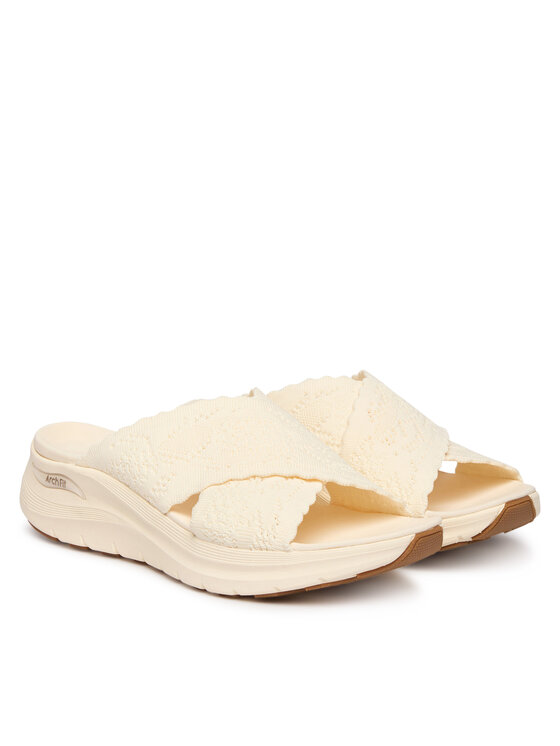 Skechers Skechers Šľapky Arch Fit 2.0 164079/OFWT Béžová