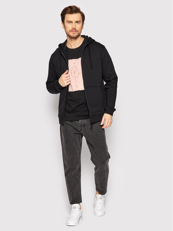 Felpa BLM604 Nero Relaxed Fit