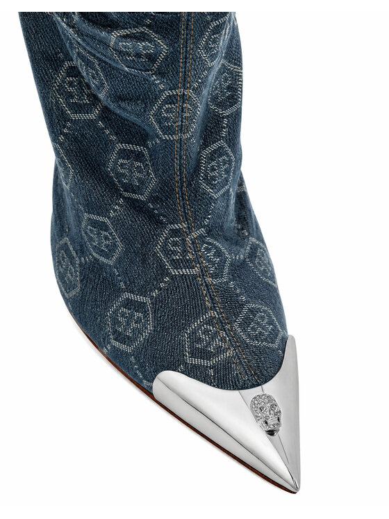 PHILIPP PLEIN PHILIPP PLEIN Čižmy 28057 Svetlo modrá